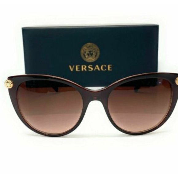 Versace Women\'s Transparent Brown Sunglasses!